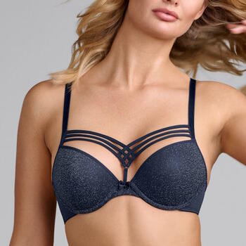 Marlies Dekkers Dame de Paris Bleu Marine Soutien-Gorge Push Up