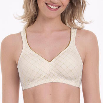 Rosa Faia Twin Art Ivoire Soutien-Gorge sans Armatures en Dentelle