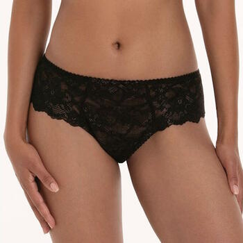 Rosa Faia Bobette Noir Slip Brésilien