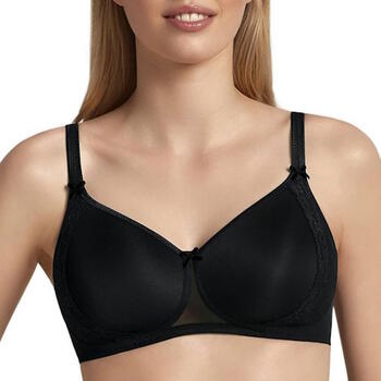 Rosa Faia Lace Rose Noir Soutien-Gorge sans Armatures en Dentelle