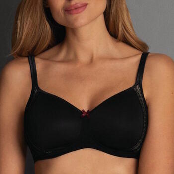 Rosa Faia Fleur Noir Soutien-Gorge sans Armatures en Dentelle