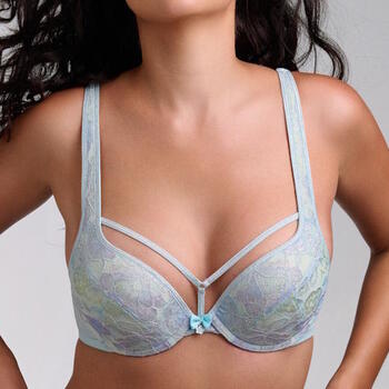 Marlies Dekkers Mariposa Bleu/Print Soutien-Gorge Push Up
