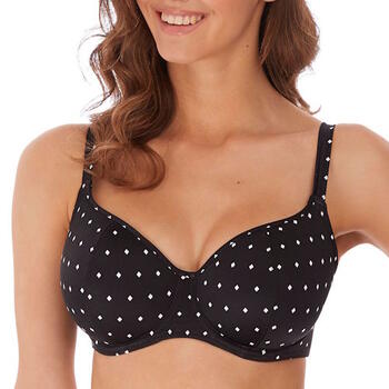 Freya Swim Jewel Cove Noir/Print Haut de Bikini Préformé
