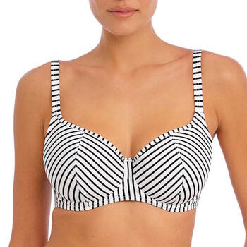 Freya Swim Jewel Cove Noir/Blanc Haut de Bikini Préformé