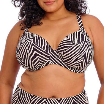 Elomi Fiji Falls Noir/Blanc Haut de Bikini Préformé