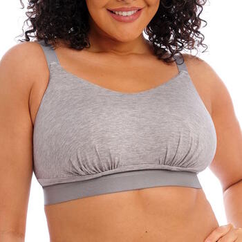 Elomi Downtime Gris Soutien-gorge sans forme