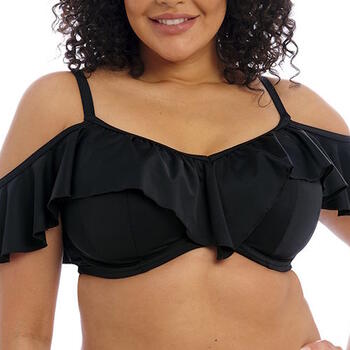 Elomi Badmode Plain Sailing Noir Soutien-Gorge Bikini Corbeille