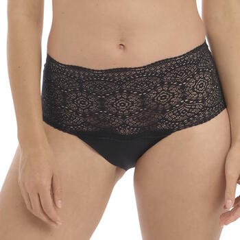 Fantasy Lingerie Lace Ease Noir Slip