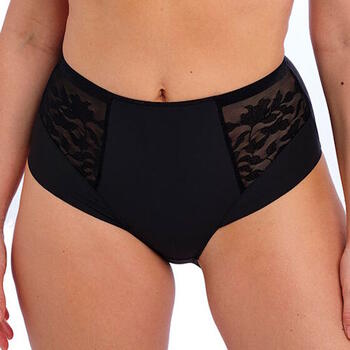 Fantasy Lingerie Illusion Noir Haut Slip