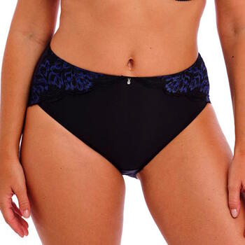 Fantasy Lingerie Emmaline Noir/Bleu Haut Slip