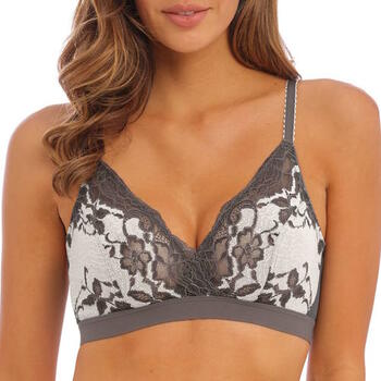 Wacoal Lingerie Florilege Gris Soutien-gorge sans forme