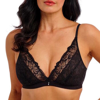 Wacoal Lingerie Abellia Noir Soutien-Gorge sans Armatures en Dentelle