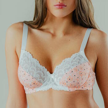 Guy de France Retro Rose Soutien-gorge sans forme