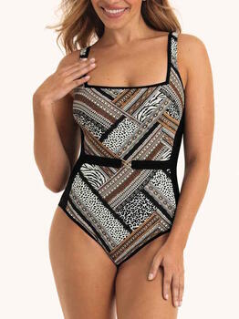 Maillots de bain Anita Dalida Noir/Print Maillot de Bain