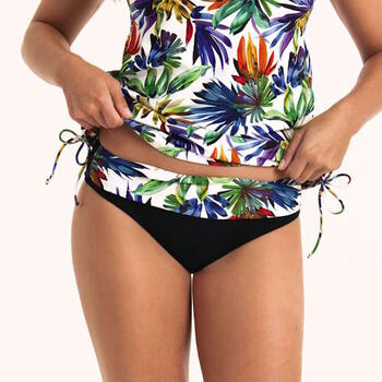 Maillots de bain Anita Carla Blanc/Print Slip de Bikini