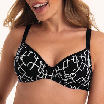 Maillots de bain Anita Gianna Noir/Blanc Soutien-Gorge Bikini Corbeille