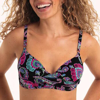 Maillots de bain Rosa Faia Maja Noir Haut de Bikini Préformé