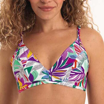 Maillots de bain Rosa Faia Melissa Blanc/Print Haut de Bikini Préformé