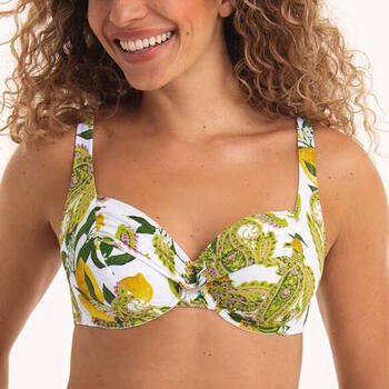 Maillots de bain Rosa Faia Hermine Blanc/Print Soutien-Gorge Bikini Corbeille