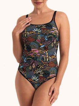 Anita Care Olinda Noir/Print Maillots de bain prothétique