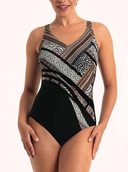 Anita Care Dirban Noir/Print Maillots de bain prothétique