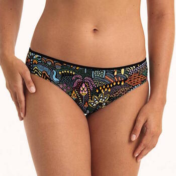 Anita Care Deja Noir/Print Slip de Bikini