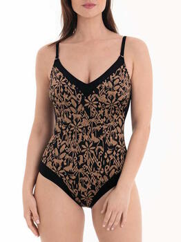 Maillots de bain Rosa Faia Mabela Noir/Print Maillot de Bain