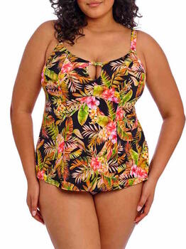 Elomi Swim Tiger Valley Noir Tankini Top