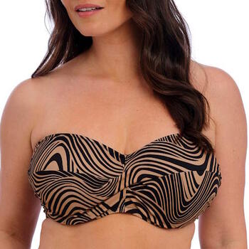 Fantasy Swim Pemba Island Noir/Brun Haut de Bikini Préformé