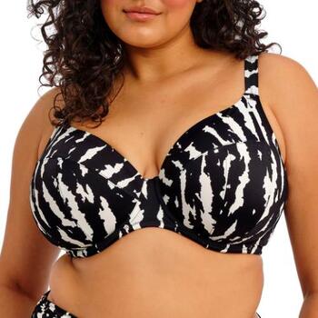 Elomi Swim Echo Shell Noir/Blanc Soutien-Gorge Bikini Corbeille