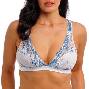 Wacoal Lingerie Embrace Lace Bleu Soutien-Gorge sans Armatures en Dentelle