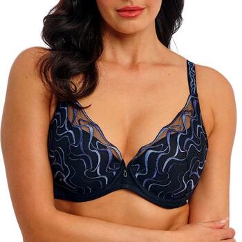 Wacoal Lingerie Mayumi Bleu Marine Soutien-Gorge Rembourré
