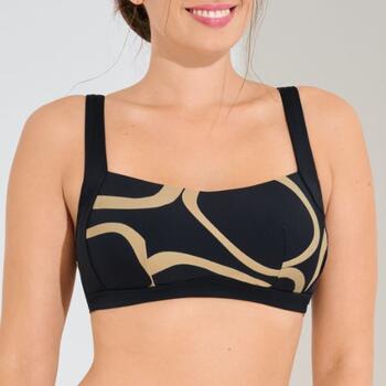 Maillots de bain Lisca Valencia Noir Haut de Bikini Préformé