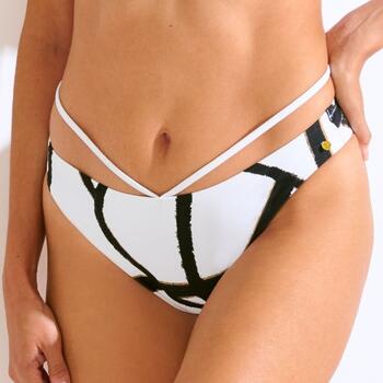 Maillots de bain Lisca Honolulu Blanc/Noir Slip de Bikini
