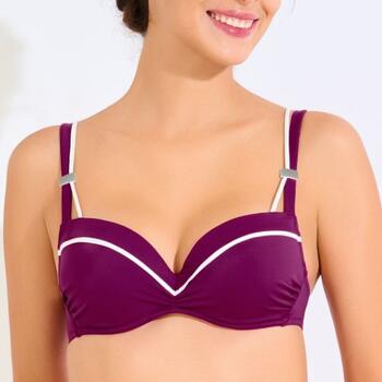 Maillots de bain Lisca Uvita Bordeaux Haut de Bikini Préformé
