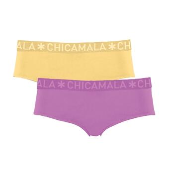 Chicamala Solid Jaune/Rose Slip