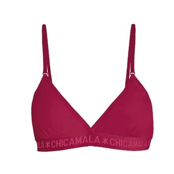Chicamala Solid Rouge Soutien-gorge sans forme