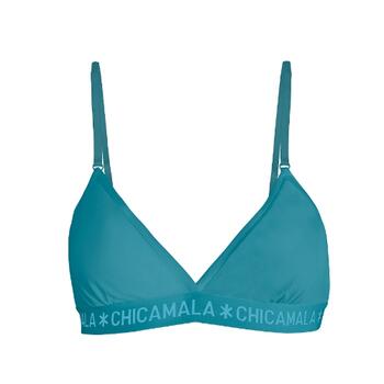 Chicamala Solid Vert Soutien-gorge sans forme