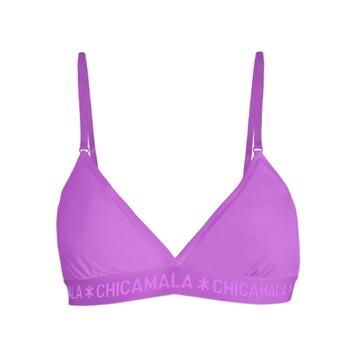 Chicamala Solid Violet Soutien-gorge sans forme