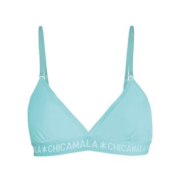 Chicamala Solid Noir/Vert Soutien-gorge sans forme