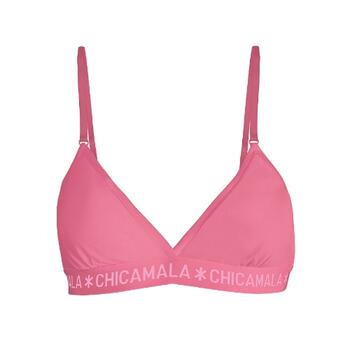 Chicamala Solid Rose Soutien-gorge sans forme