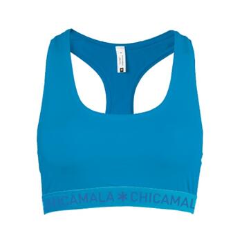 Chicamala Solid Bleu Soutien-gorge sans forme