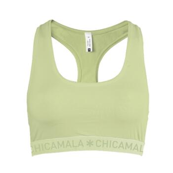 Chicamala Solid Vert Soutien-gorge sans forme
