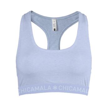 Chicamala Solid Bleu Soutien-gorge sans forme