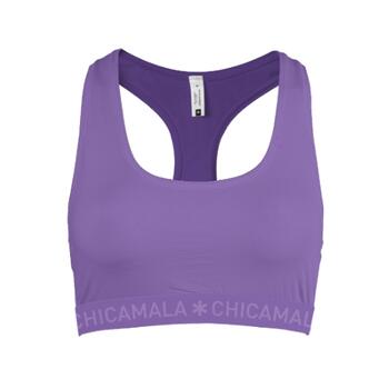 Chicamala Solid Violet Soutien-gorge sans forme