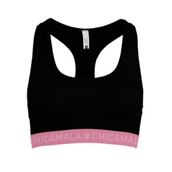 Chicamala Solid Noir/Rose Soutien-gorge sans forme