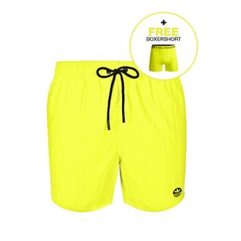 Muchachomalo Solid  Jaune fluo Maillot de Bain pour Homme