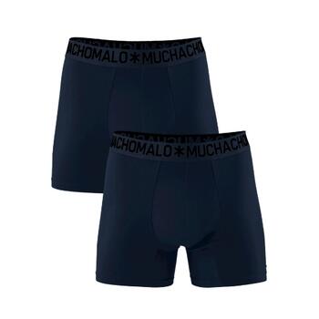 Muchachomalo Bamboo Bleu Marine Boxer en Bambou