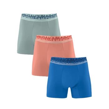 Muchachomalo Solid  Bleu Boxer en Coton