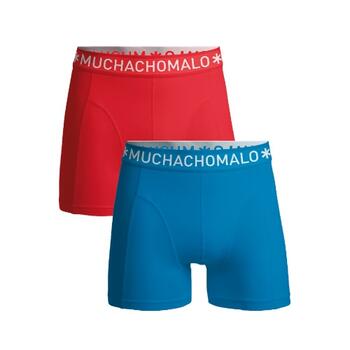 Muchachomalo Solid  Bleu/Rose Boxer